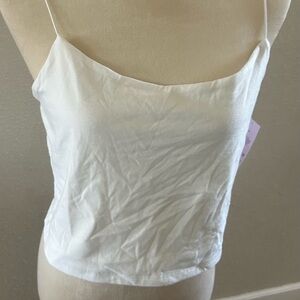 Wild Fable women’s White thin Spaghetti Strap Top size XXL NWT